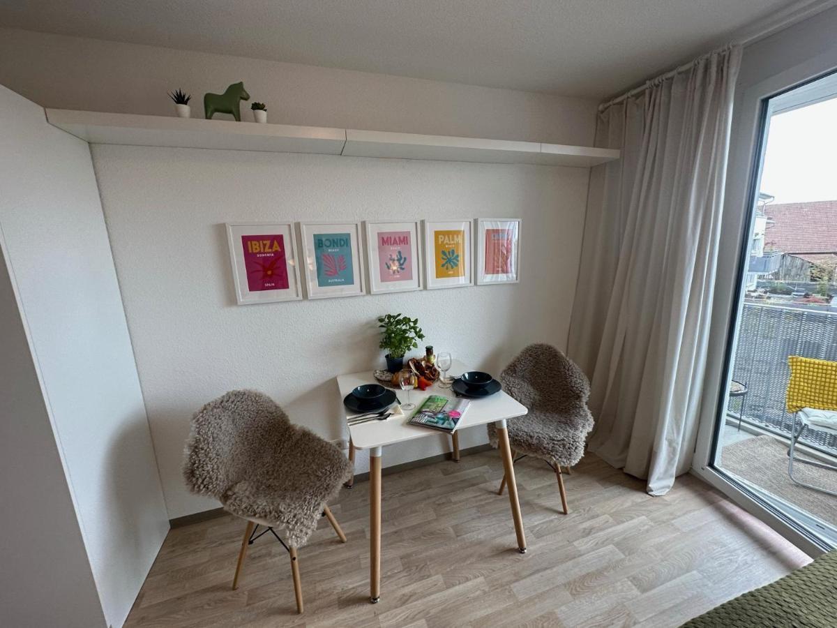 Komfortables, Barrierefreies Appartement Mit Sonnigem Balkon In Der Naehe Von Flughafen Und Messe 30 莱恩费尔登埃希特登 外观 照片